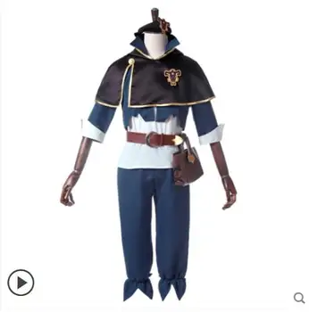 Anime Black Dobilų Cosplay Vyrų ir moterų Mūšis kostiumas Cos Helovinas Šalis Cosplay Kostiumas