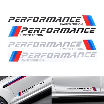 2VNT Automobilių Stiliaus Lipdukai M Performance Limited Edition Šoninės Durys Reflective