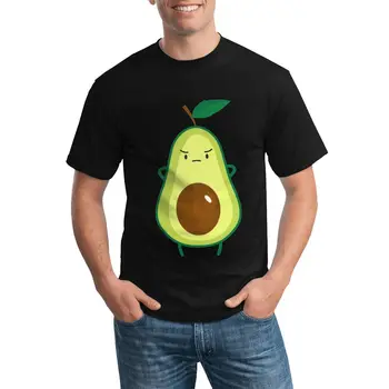 Avocadov Veganų T-Shirts Maisto Retro Sportinius Marškinėlius, Crewneck Tee Marškinėliai Esminius Tees Vyras Spausdinti