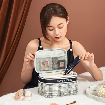 Naujas Didelės Talpos Kosmetikos Krepšys Korėjos Nešiojamų Ins Vėjo Kosmetikos Krepšys Lauko Kelionių Nešiojamų Skalbimo Saugojimo Krepšys