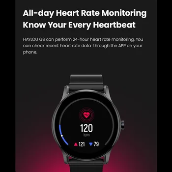 Haylou GS-LS09A Smart Watch Vyrų IP68 Vandeniui Širdies ritmas, Kraujo Deguonies, Stebėti Sporto Žiūrėti Ilgas Baterijos veikimo laikas, maža kaina Nuotrauka 4