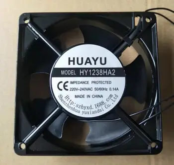 HUAYU HY1238HA2 AC 220V 0.14 A 120x120x38mm 2-Wire Serverio Aušinimo Ventiliatorius Nuotrauka 0