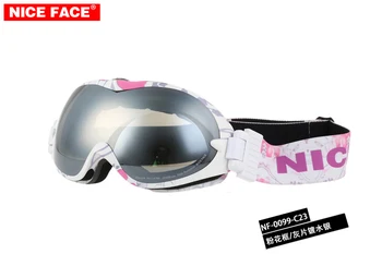 Nemokamas pristatymas vyrų ir moterų 23 spalva nauji slidinėjimo akiniai daugiaspalvis/dual lens uv-protection anti-rūko Žiemos sniego, slidinėjimo akiniai, akiniai