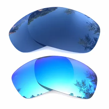 Black & Ice Blue Veidrodinį Poliarizuota Pakeitimas Objektyvai už Hijinx Rėmeliai 100% UVA ir UVB