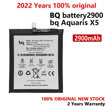 100% Originalus 2900mAh Telefono Baterija BQ Aquaris X5 Telefonas Aukštos Kokybės Įkraunamas Baterijas Sekimo Numerį